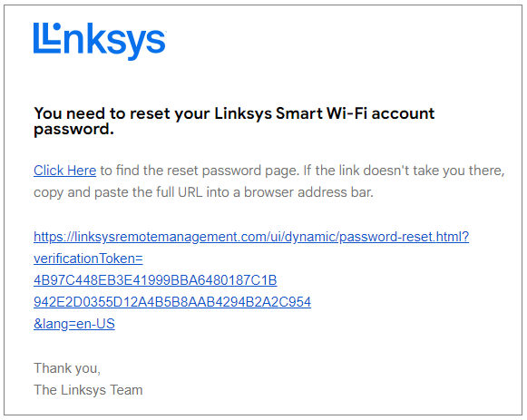 Linksys Router Login Attempts