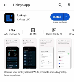 Download Linksys app